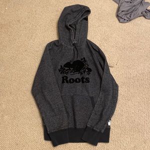 Roots Black Extra Small Hoodie